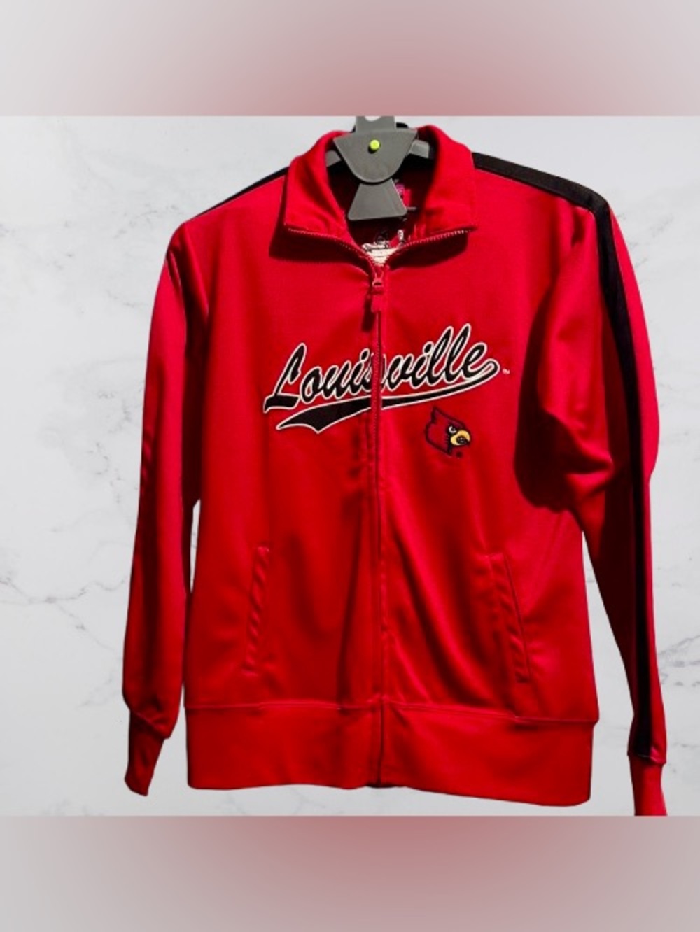 Campus Heritage | Louisville Zip Jacket | Athletic | Women’s L | Red